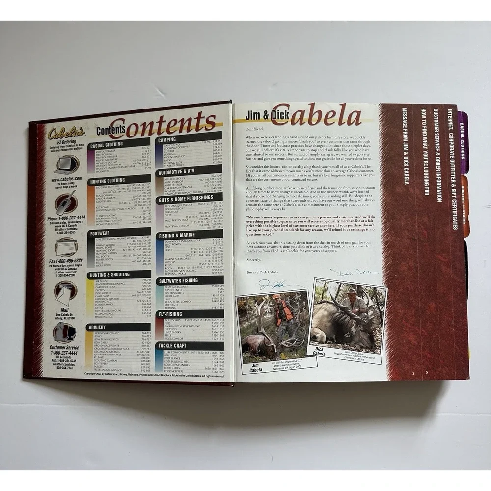 CABELA'S HUNTING, FISHING, AND OUTDOOR GEAR (WORLD'S FOREMOST OUTFITTER, Vol 2
